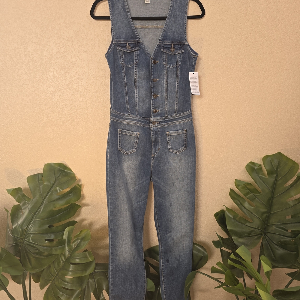 Guess Denim Top with Blue Accents